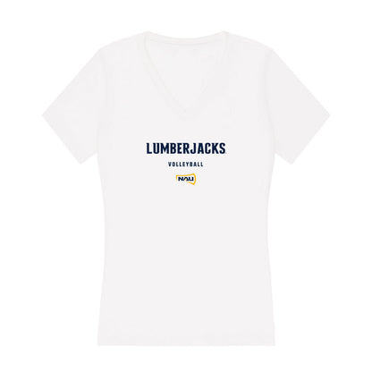 Northern Arizona - NCAA Women's Volleyball : Peyton Devlin - Women's V-Neck T-Shirt-0
