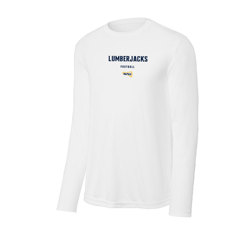 Northern Arizona - NCAA Football : David Eberhard - Activewear Long Sleeve T-Shirt-0