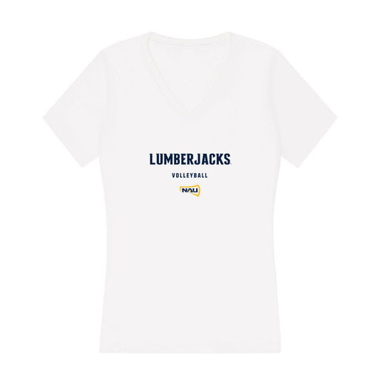 Northern Arizona - NCAA Women's Volleyball : Masina Perez - Women's V-Neck T-Shirt-0