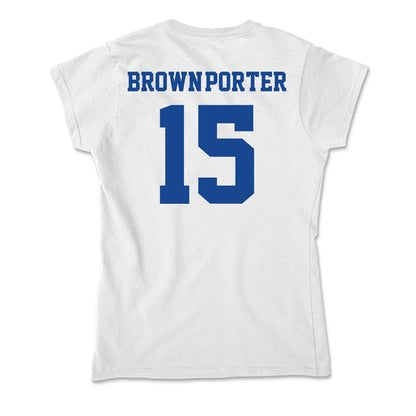 CNU - NCAA Football : Makari Brown-Porter - Classic Shersey Soft Style Women’s T-Shirt-1