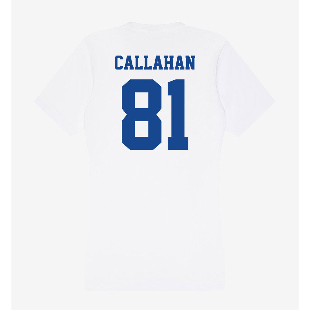 CNU - NCAA Football : Jordan Callahan - Women's V-Neck T-Shirt-1