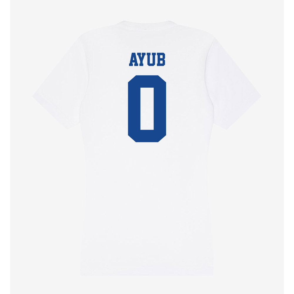 CNU - NCAA Football : Shahmir Ayub - Women's V-Neck T-Shirt-1