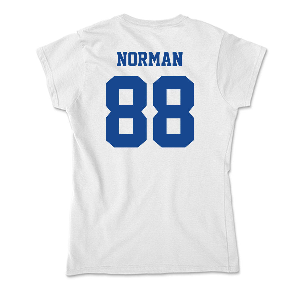 CNU - NCAA Football : Deven Norman - Soft Style Women’s T-Shirt-1