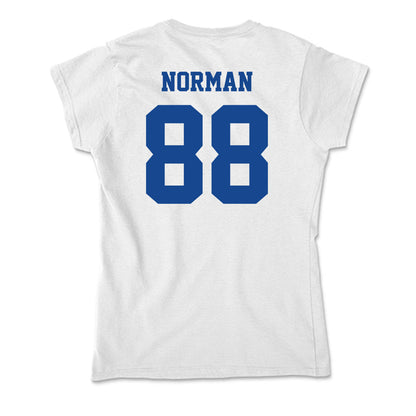 CNU - NCAA Football : Deven Norman - Soft Style Women’s T-Shirt-1