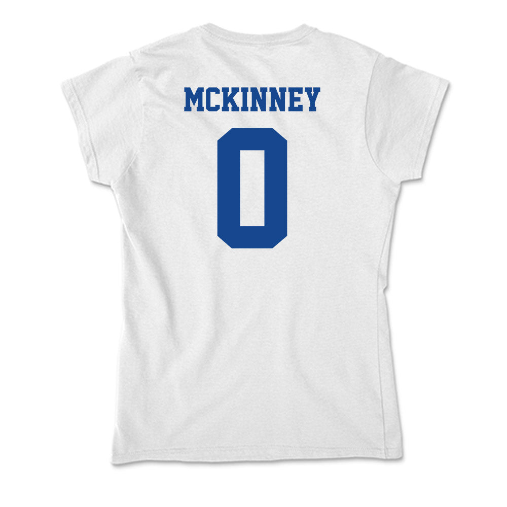 CNU - NCAA Men's Lacrosse : Noah McKinney - Soft Style Women’s T-Shirt-1