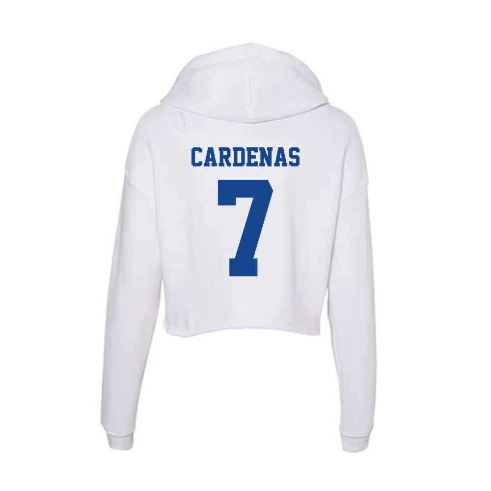 CNU - NCAA Football : Noah Cardenas - Women's Crop Fleece Hoodie-1