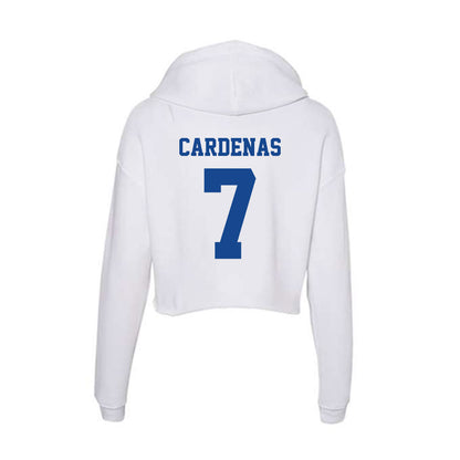 CNU - NCAA Football : Noah Cardenas - Women's Crop Fleece Hoodie-1
