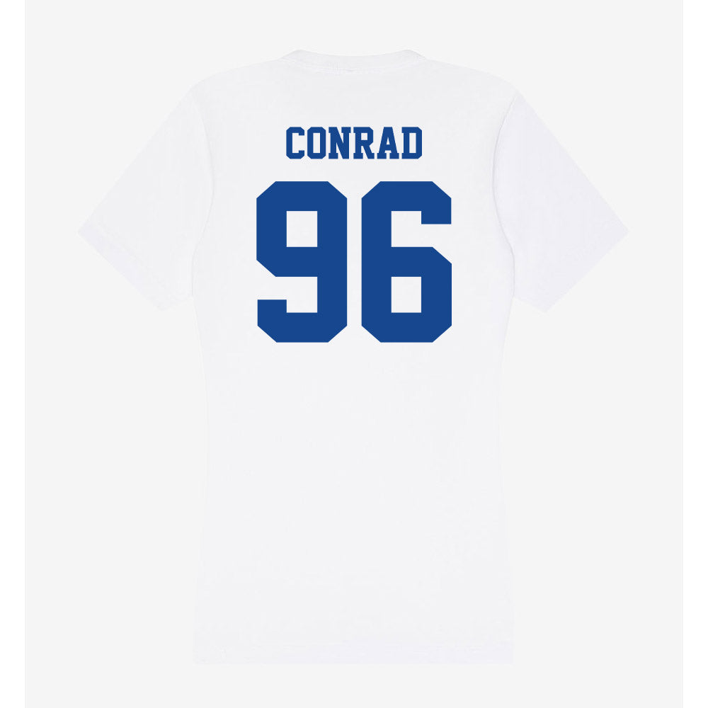 CNU - NCAA Football : Walker Conrad - Women's V-Neck T-Shirt-1