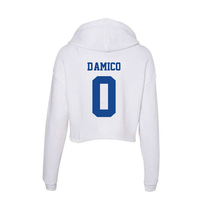 CNU - NCAA Football : Frankie D'AMICO - Women's Crop Fleece Hoodie-1
