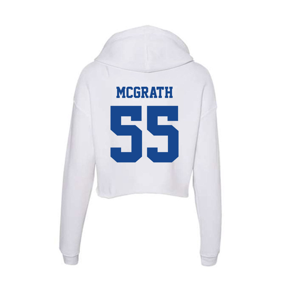 CNU - NCAA Football : Daniel McGrath - Women's Crop Fleece Hoodie-1