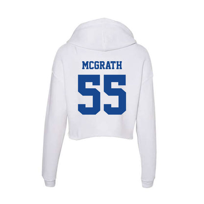 CNU - NCAA Football : Daniel McGrath - Women's Crop Fleece Hoodie-1
