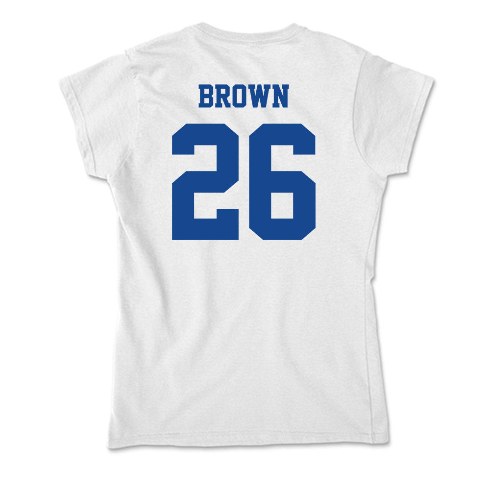 CNU - NCAA Football : Zaliak Brown - Soft Style Women’s T-Shirt-1