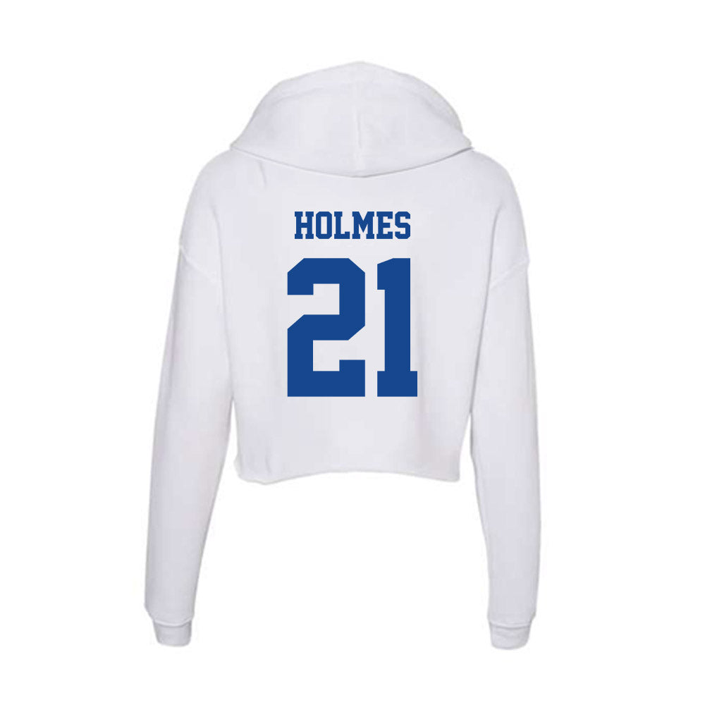 CNU - NCAA Football : Jaden Holmes - Women's Crop Fleece Hoodie-1