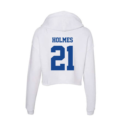 CNU - NCAA Football : Jaden Holmes - Women's Crop Fleece Hoodie-1