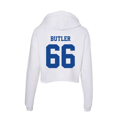 CNU - NCAA Football : Jerel Butler - Women's Crop Fleece Hoodie-1