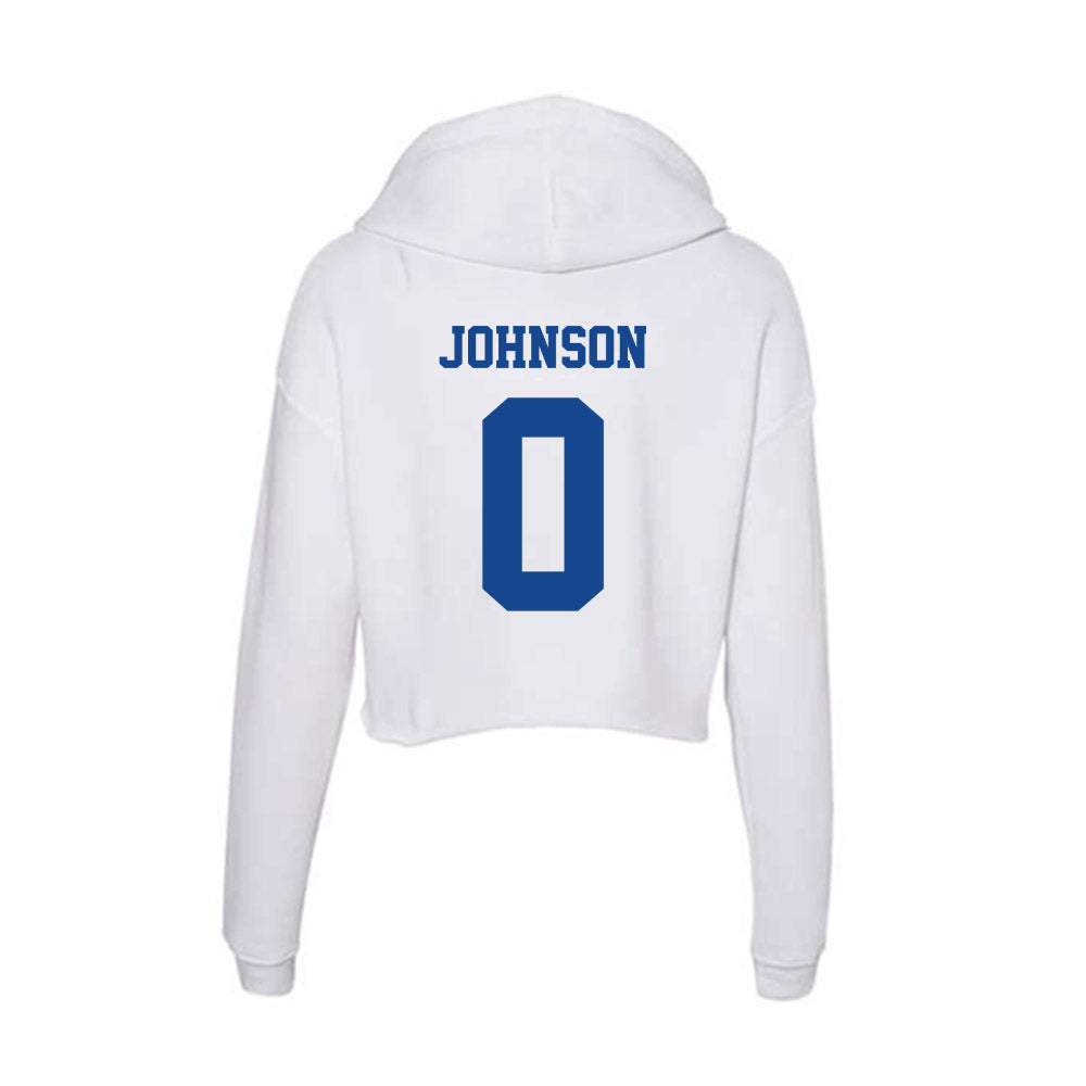 CNU - NCAA Men's Soccer : Caleb Johnson - Women's Crop Fleece Hoodie-1