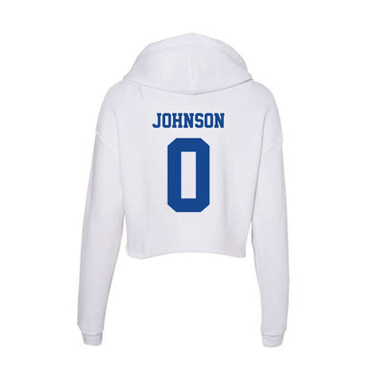 CNU - NCAA Men's Soccer : Caleb Johnson - Women's Crop Fleece Hoodie-1