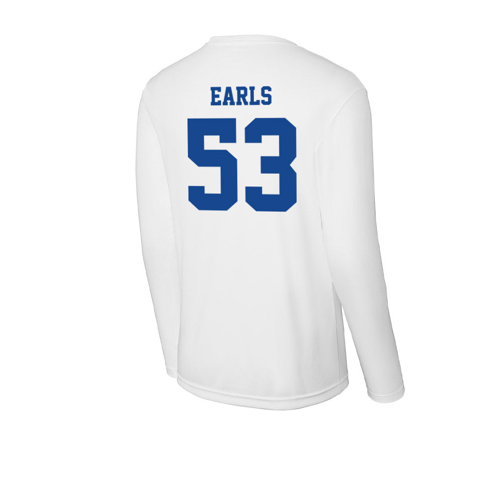 CNU - NCAA Men's Lacrosse : James Earls - Activewear Long Sleeve T-Shirt-1