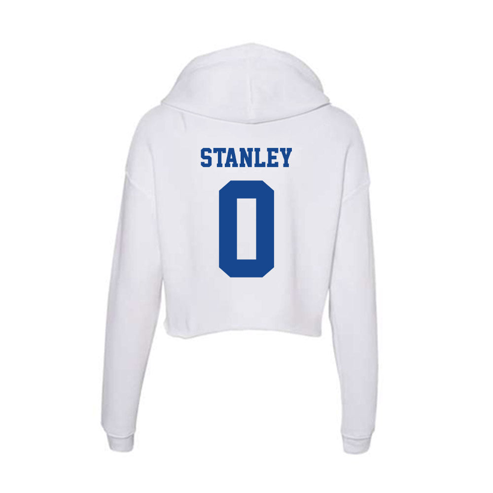 CNU - NCAA Men's Lacrosse : Caden Stanley - Women's Crop Fleece Hoodie-1