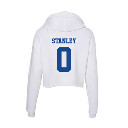 CNU - NCAA Men's Lacrosse : Caden Stanley - Women's Crop Fleece Hoodie-1