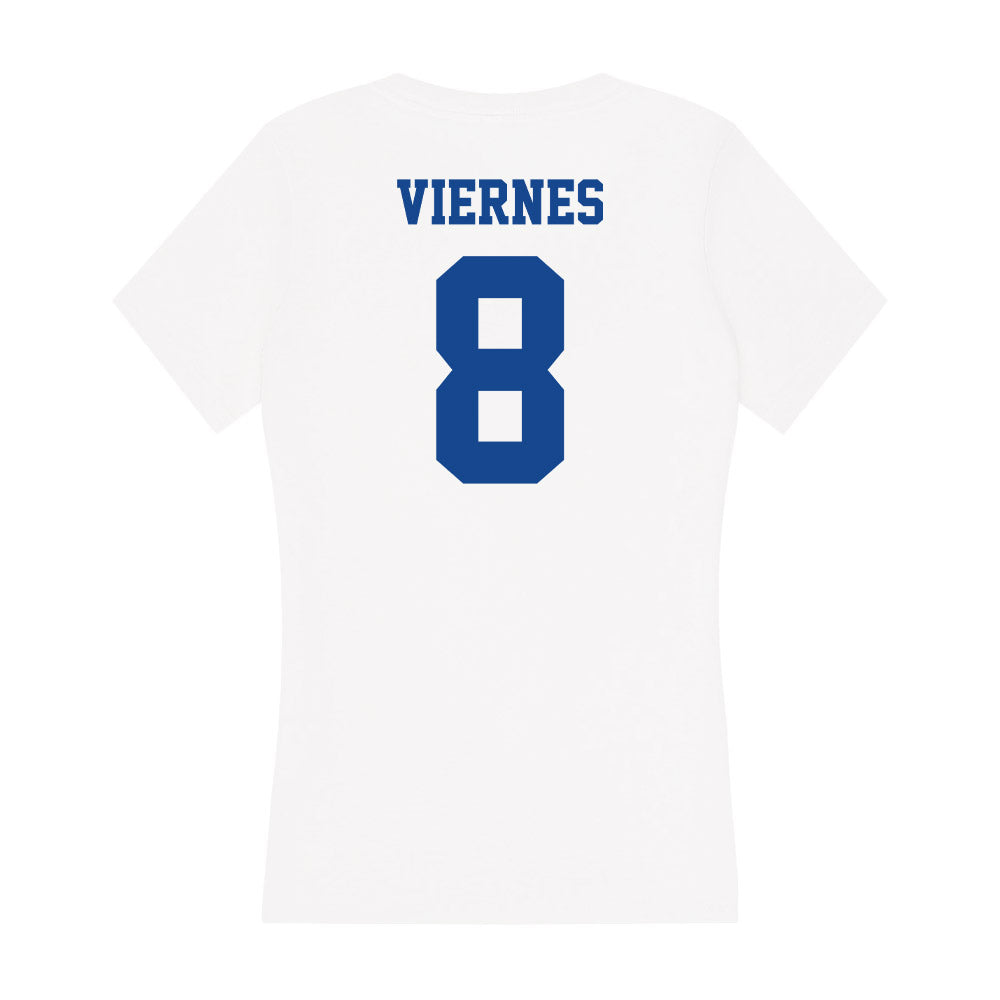CNU - NCAA Football : Jayson Viernes - Women's V-Neck T-Shirt-1