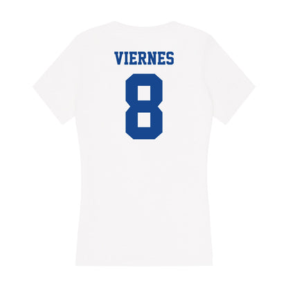 CNU - NCAA Football : Jayson Viernes - Women's V-Neck T-Shirt-1