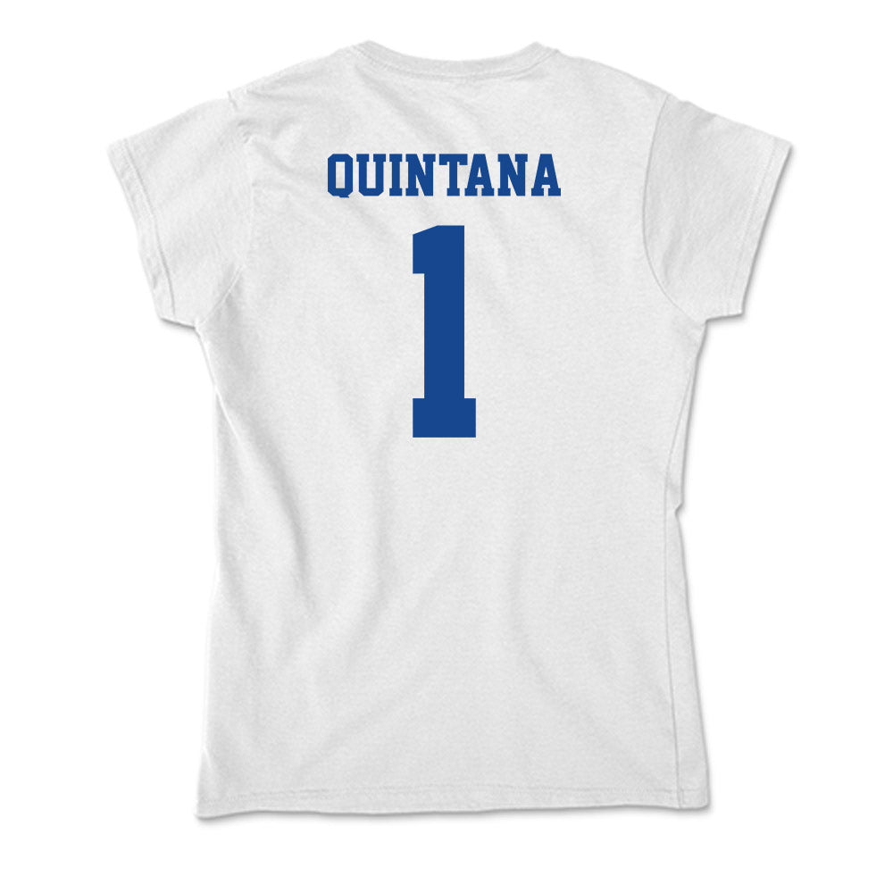 CNU - NCAA Men's Lacrosse : Sebastian Quintana - Soft Style Women’s T-Shirt-1