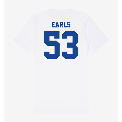 CNU - NCAA Men's Lacrosse : James Earls - Women's V-Neck T-Shirt-1