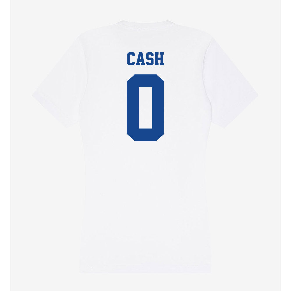 CNU - NCAA Football : Khaleed Cash - Women's V-Neck T-Shirt-1