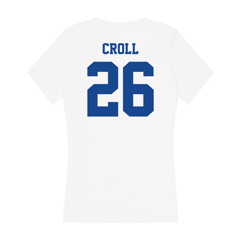 CNU - NCAA Baseball : Gus Croll - Women's V-Neck T-Shirt-1