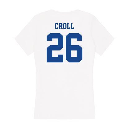 CNU - NCAA Baseball : Gus Croll - Women's V-Neck T-Shirt-1