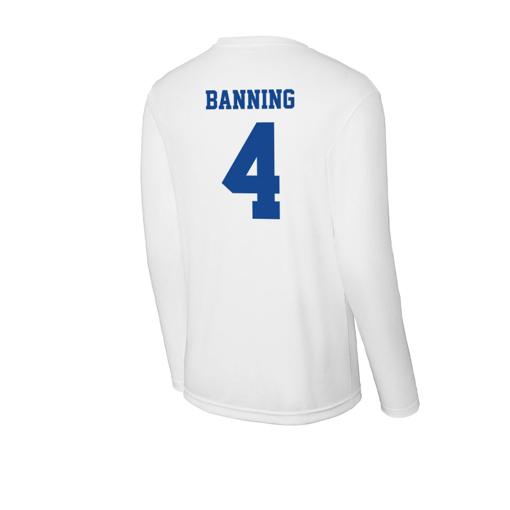 CNU - NCAA Football : Bryce Banning - Activewear Long Sleeve T-Shirt-1