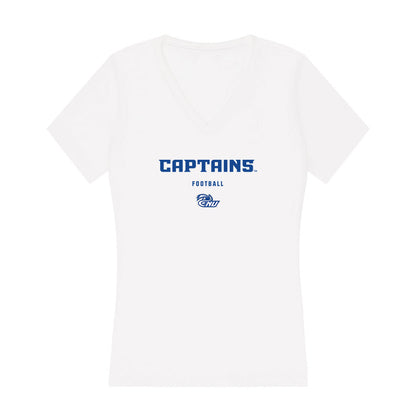 CNU - NCAA Football : Isaak Mihalap - Classic Shersey Women's V-Neck T-Shirt-0