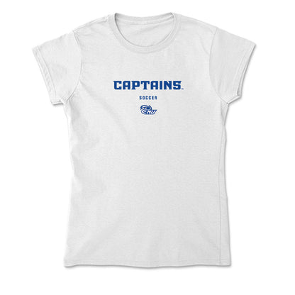 CNU - NCAA Men's Soccer : Caleb Johnson - Soft Style Women’s T-Shirt-0