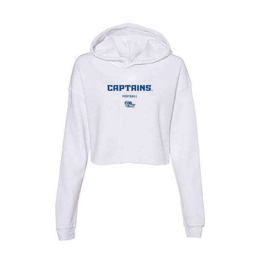 CNU - NCAA Football : Kashawn Marrow - Women's Crop Fleece Hoodie-0