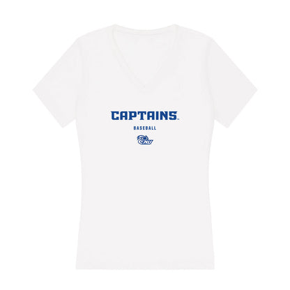 CNU - NCAA Baseball : Cooper Newell - Women's V-Neck T-Shirt-0