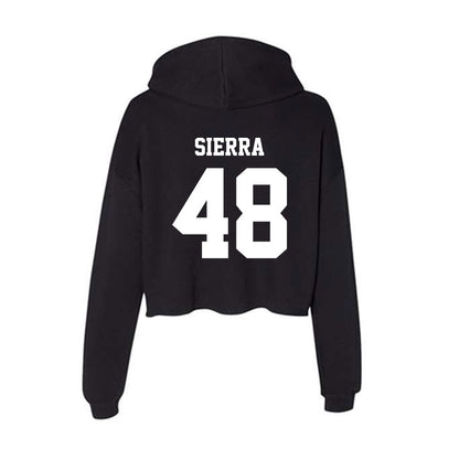 New Mexico - NCAA Football : John Sierra - Women's Crop Fleece Hoodie-1
