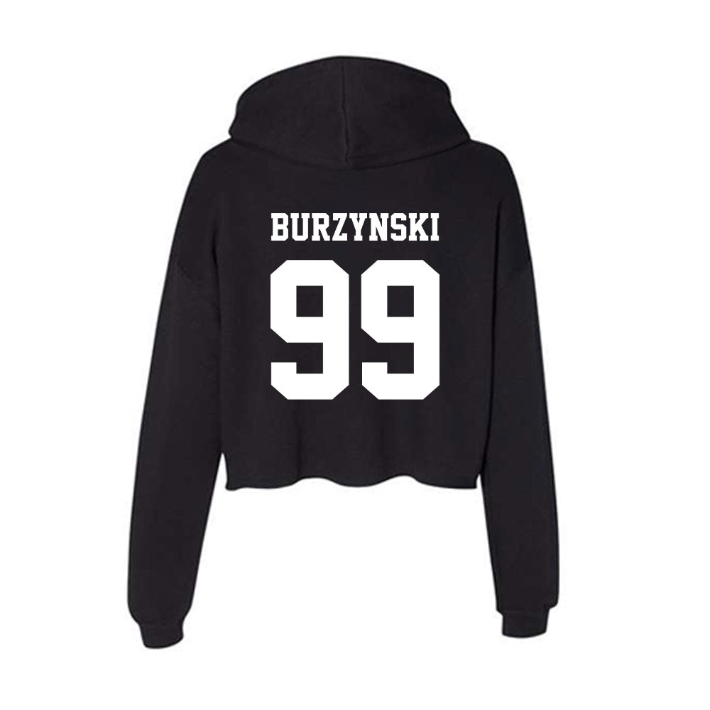New Mexico - NCAA Football : Jack Burzynski - Women's Crop Fleece Hoodie-1