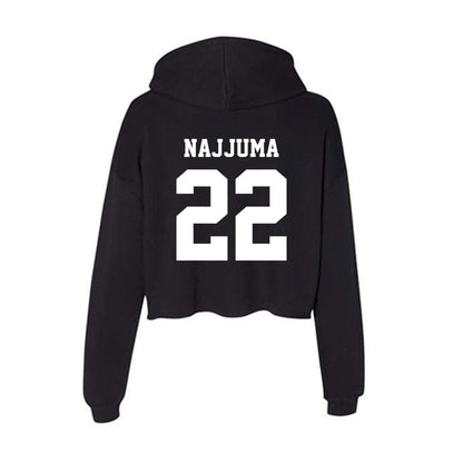New Mexico - NCAA Women's Basketball : Maria Najjuma - Women's Crop Fleece Hoodie-1