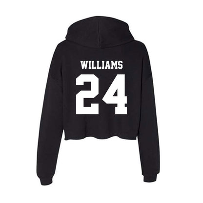 New Mexico - NCAA Baseball : Brodey Williams - Women's Crop Fleece Hoodie-1