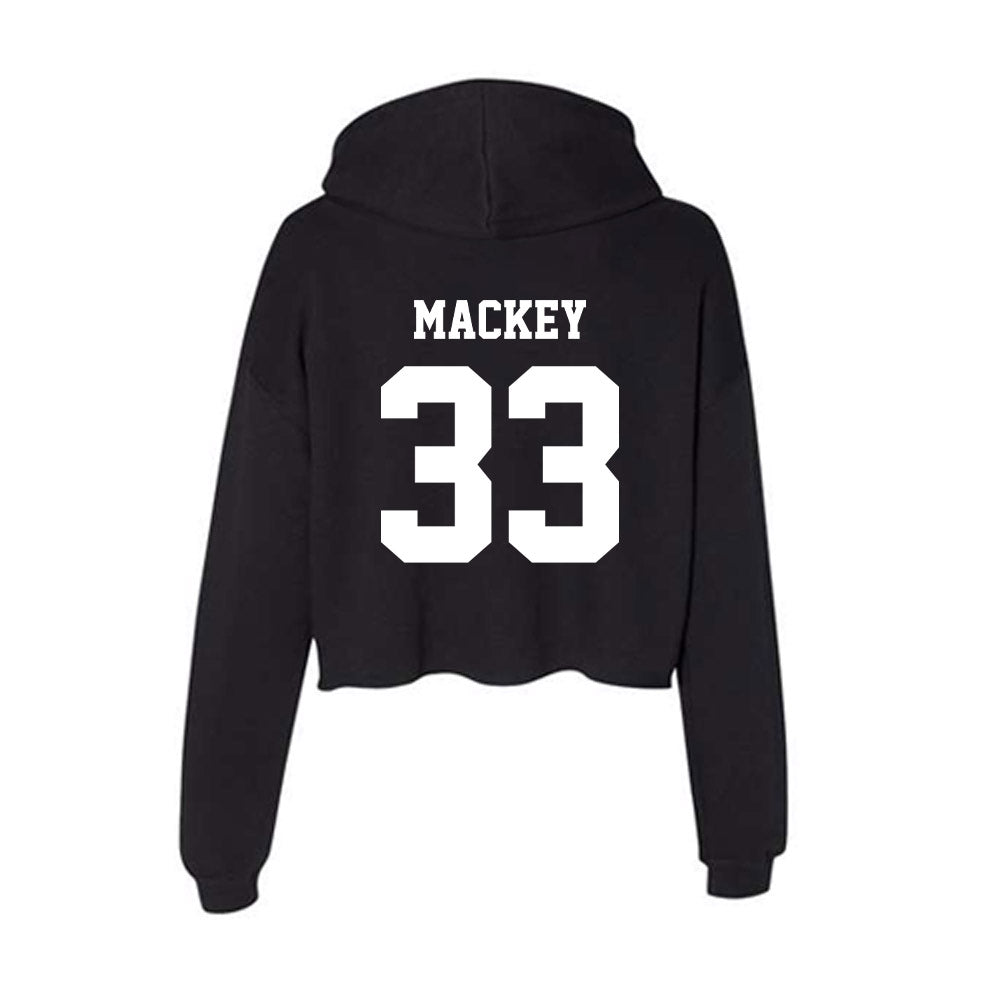 New Mexico - NCAA Women's Soccer : Kylee Mackey - Women's Crop Fleece Hooded Sweatshirt-1