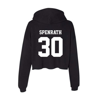 New Mexico - NCAA Baseball : Reed Spenrath - Women's Crop Fleece Hoodie-1