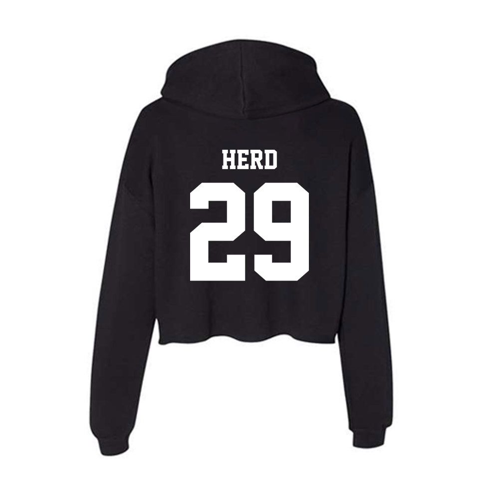 New Mexico - NCAA Baseball : Caleb Herd - Women's Crop Fleece Hoodie-1