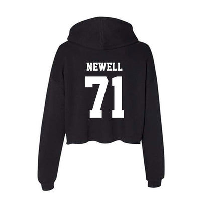 New Mexico - NCAA Football : Danzel Newell - Women's Crop Fleece Hoodie-1