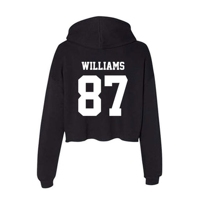 New Mexico - NCAA Football : Abraham Williams - Women's Crop Fleece Hoodie-1