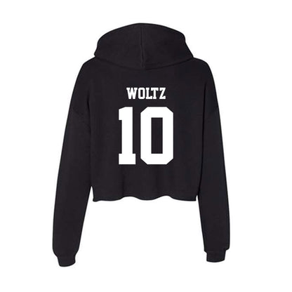New Mexico - NCAA Baseball : Ethin Woltz - Women's Crop Fleece Hoodie-1