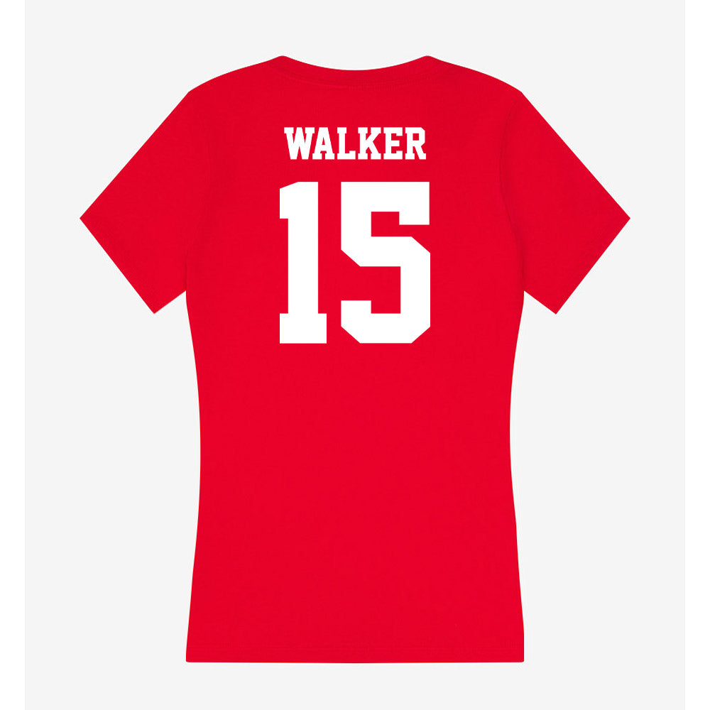 New Mexico - NCAA Baseball : Khalil Walker - Women's V-Neck T-Shirt-1