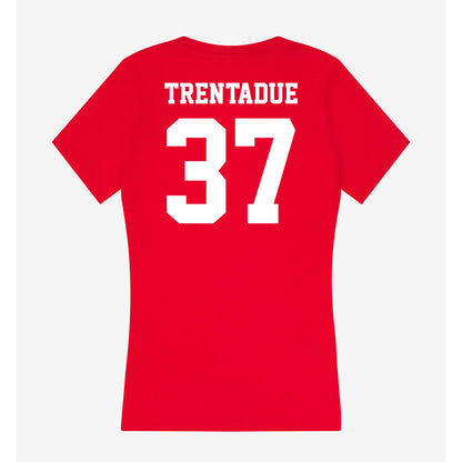 New Mexico - NCAA Football : Johnathan Trentadue - Women's V-Neck T-Shirt-1