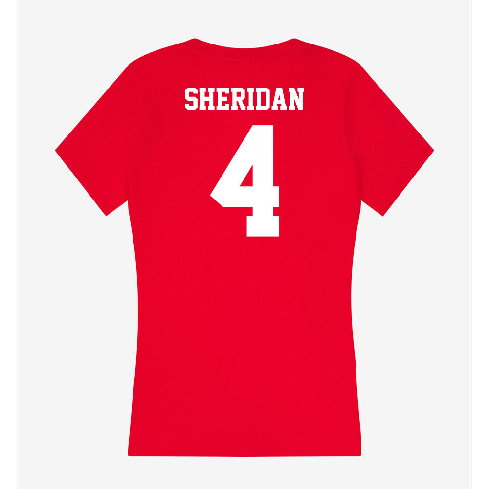 New Mexico - NCAA Football : Jayden Sheridan - Women's V-Neck T-Shirt-1