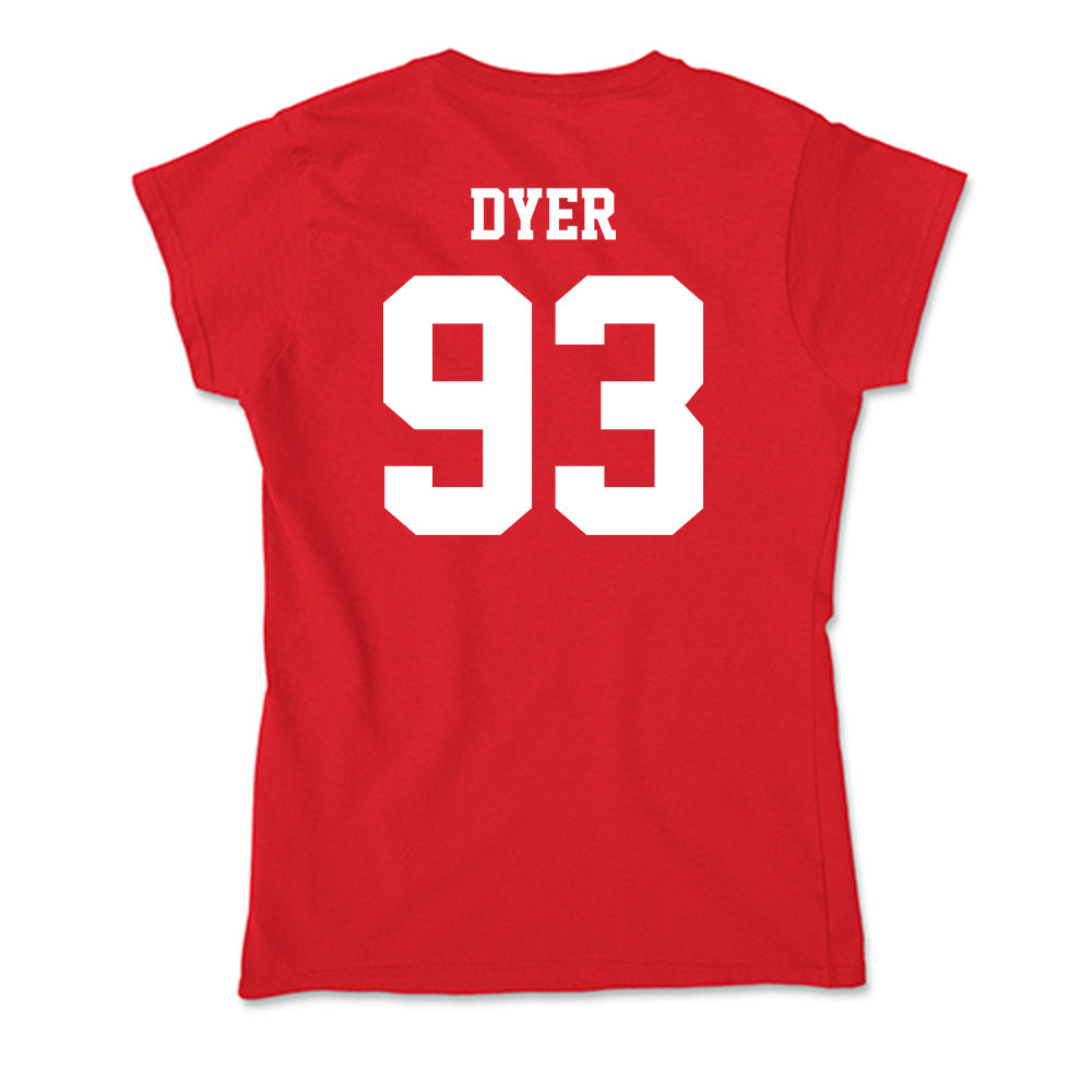 New Mexico - NCAA Football : Deven Dyer - Soft Style Women’s T-Shirt-1